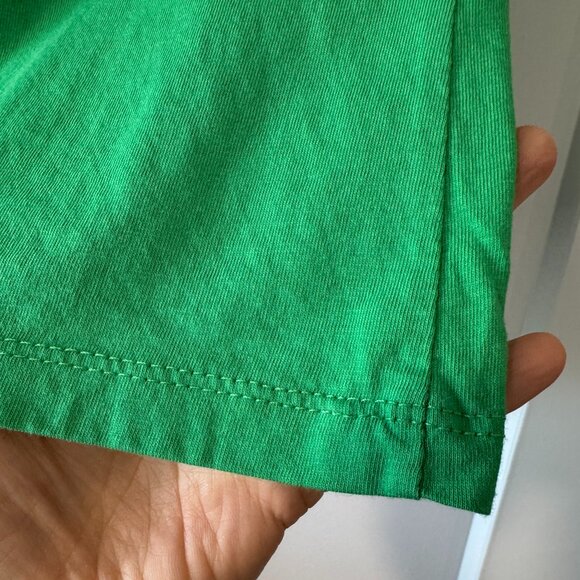 Vintage Y2K 100% cotton sequin embellished 'evil eye' graphic t-shirt / sz M - Picture 6 of 8